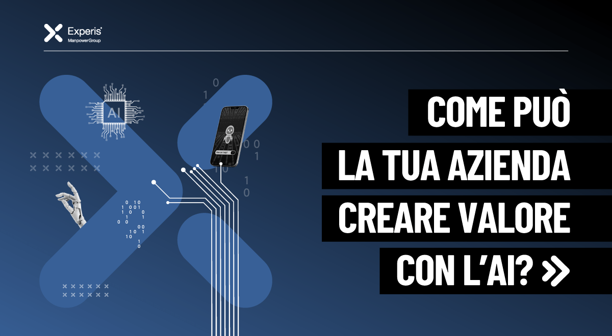 Implementazione AI in azienda | Immagine di anteprima della guida pratica di Experis Italia