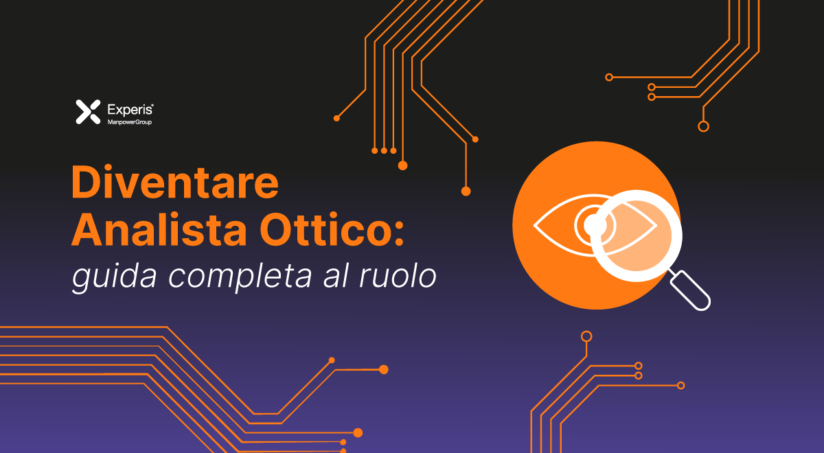 Analista Ottico|Banner di articolo che include titolo e sottotitolo
